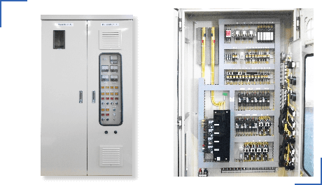 Main switchgear panel + Power control panel