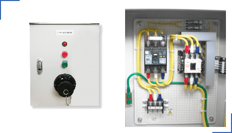 Forklift battery charger power panel